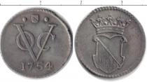 Продать Монеты Нидерландская Индия 1/2 дьюита 1754 Серебро