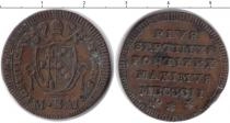 Продать Монеты Ватикан 1/2 байоччи 1802 