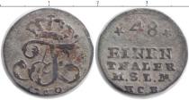Продать Монеты Германия 1/48 талера 1760 Серебро