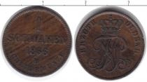 Продать Монеты Ольденбург 1 шварен 1866 Медь
