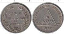 Продать Монеты Никарагуа 5 сентаво 1940 Медно-никель