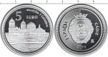 Продать Монеты Испания 5 евро 2011 Серебро