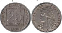 Продать Монеты Франция 25 сентим 1903 Медно-никель