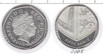 Продать Монеты Великобритания 50 пенсов 2008 Серебро
