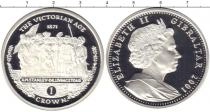 Продать Монеты Гибралтар 1 крона 2001 Серебро