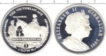 Продать Монеты Гибралтар 1 крона 2001 Серебро