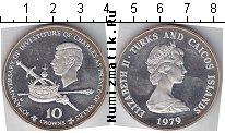 Продать Монеты Теркc и Кайкос 10 крон 1979 Серебро