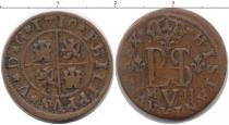 Продать Монеты Испания 2 мараведи 1710 Медь