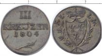 Продать Монеты Лейнинген-Дагсбург-Хартенбург 3 крейцера 1804 Серебро