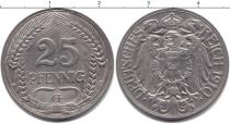 Продать Монеты Пруссия 25 пфеннигов 1910 