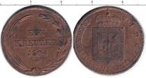 Продать Монеты Фюрстемберг 1 крейцер 1804 Медь