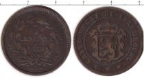 Продать Монеты Люксембург 5 сентим 1855 Медь