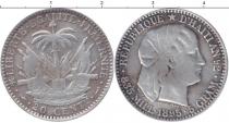 Продать Монеты Гаити 20 сентим 1895 Серебро