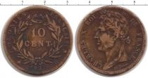 Продать Монеты Гваделупа 10 сантим 1827 Бронза