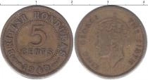 Продать Монеты Белиз 5 центов 1949 Латунь