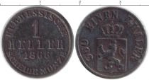 Продать Монеты Австрия 1 геллер 1866 Медь