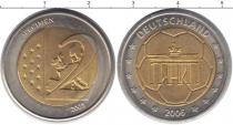 Продать Монеты Германия 2 евро 2005 Биметалл