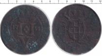 Продать Монеты Азорские острова 5 рейс 1751 Медь