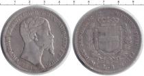 Продать Монеты Сардиния 1 лира 1860 Серебро