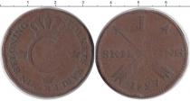 Продать Монеты Дания 1 скиллинг 1827 Медь