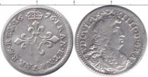 Продать Монеты Франция 1/12 экю 1676 Серебро