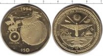 Продать Монеты Маршалловы острова 10 долларов 1994 Латунь