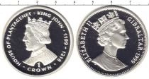 Продать Монеты Гибралтар 1 крона 1999 Серебро