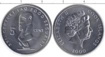 Продать Монеты Острова Кука 50 центов 2000 Медно-никель