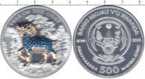 Продать Монеты Руанда 500 франков 2015 Серебро