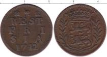 Продать Монеты Западная Фризия 1 стювер 1742 Медь