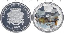 Продать Монеты Конго 1000 франков 2016 Серебро
