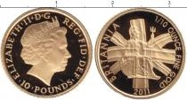 Продать Монеты Великобритания 10 фунтов 2011 Золото