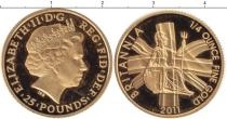 Продать Монеты Великобритания 25 фунтов 2011 Золото