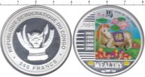 Продать Монеты Конго 240 франков 2014 Серебро