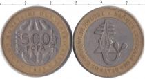 Продать Монеты Французская Африка 500 франков 2003 Биметалл