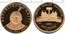 Продать Монеты Гаити 100 гурдес 1971 Золото