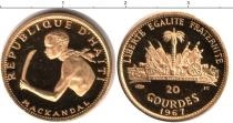 Продать Монеты Гаити 20 гурдес 1967 Золото