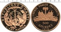 Продать Монеты Гаити 500 гурдес 1970 Золото