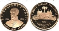 Продать Монеты Гаити 60 гурдов 1970 Золото