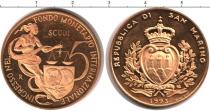 Продать Монеты Сан-Марино 5 скудо 1993 Золото