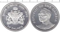 Продать Монеты Гамбия 10 даласи 1990 Серебро
