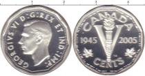 Продать Монеты Канада 5 центов 2005 Серебро