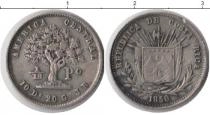 Продать Монеты Коста-Рика 1/16 песо 1850 Серебро
