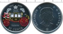 Продать Монеты Канада 25 центов 2007 Серебро