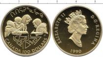 Продать Монеты Канада 100 долларов 1990 Золото