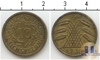 Продать Монеты Германия 10 пфеннигов 1932 