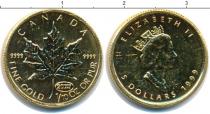 Продать Монеты Канада 5 долларов 1999 Золото