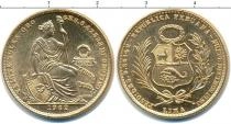 Продать Монеты Перу 20 соль 1962 Золото