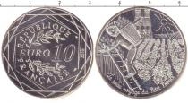 Продать Монеты Франция 10 евро 2016 Серебро