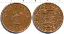Продать Монеты Остров Джерси 2 пенса 1979 Медь